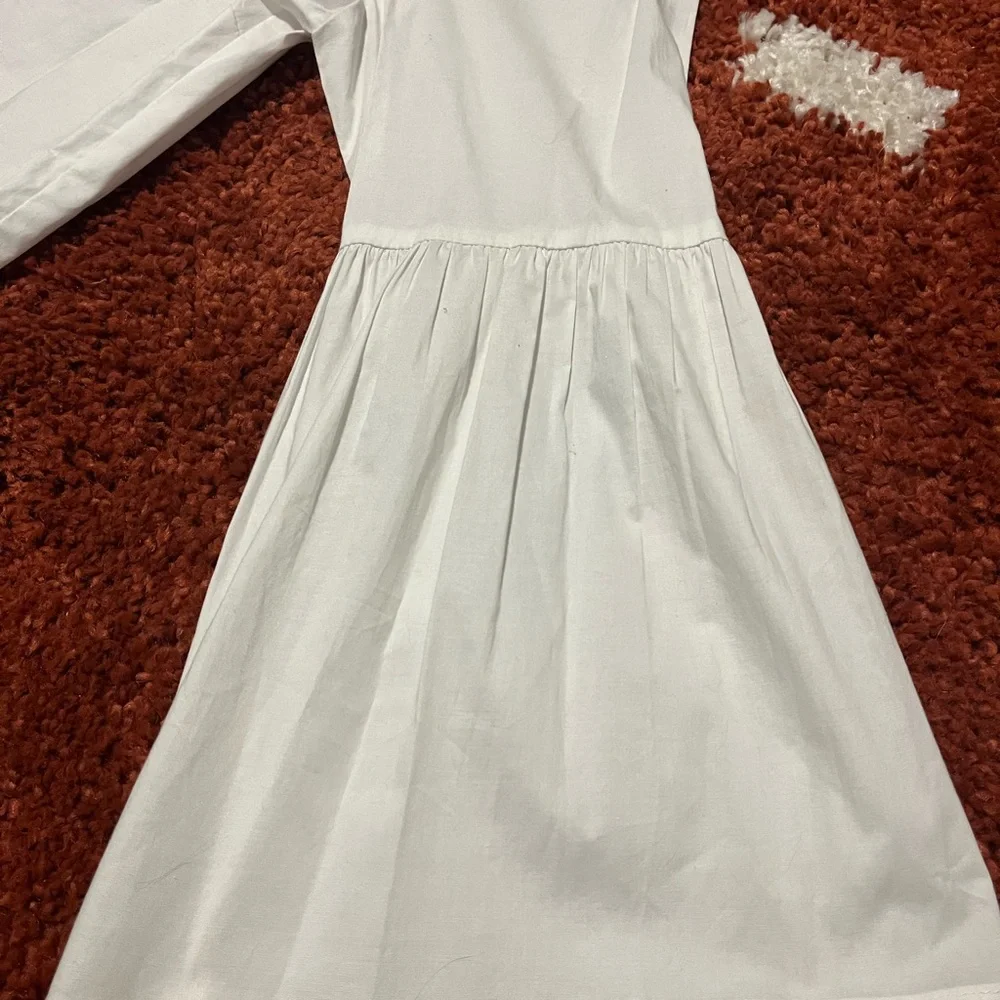 Michael Kors White Blouse with Gold Accents - Picture 3 of 3